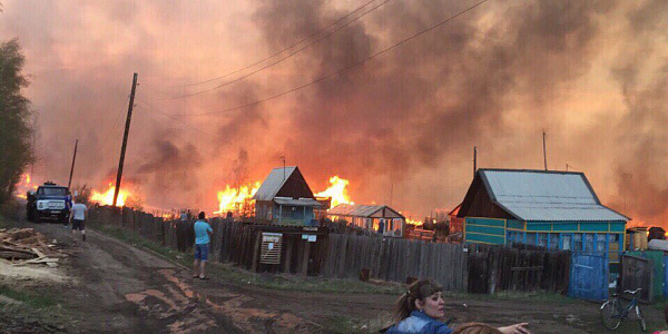 Пожары в Тайшетском районе